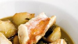 Recepta de cuina de Escórpora al forn amb patates
